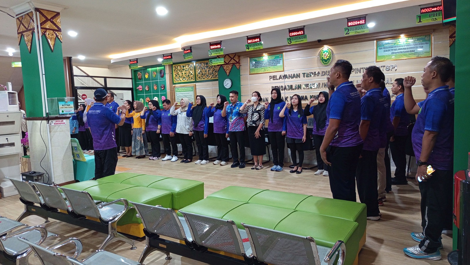 Apel Pagi Rutin Petugas PTSP 3 Juli 2026