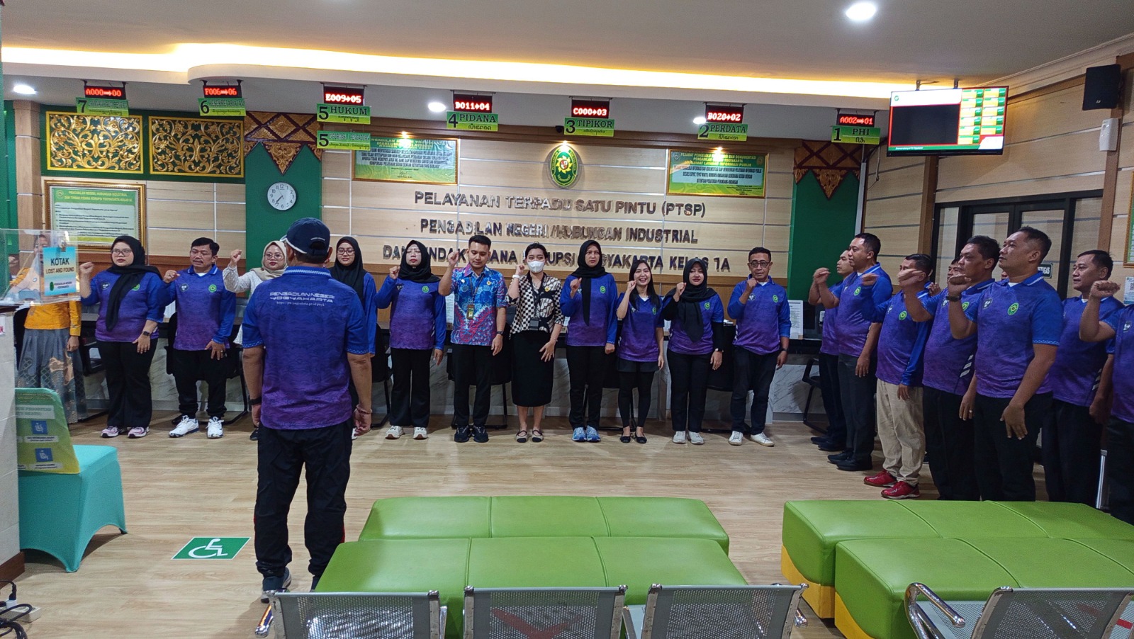 Apel Pagi Rutin Petugas PTSP 3 Juli 2026