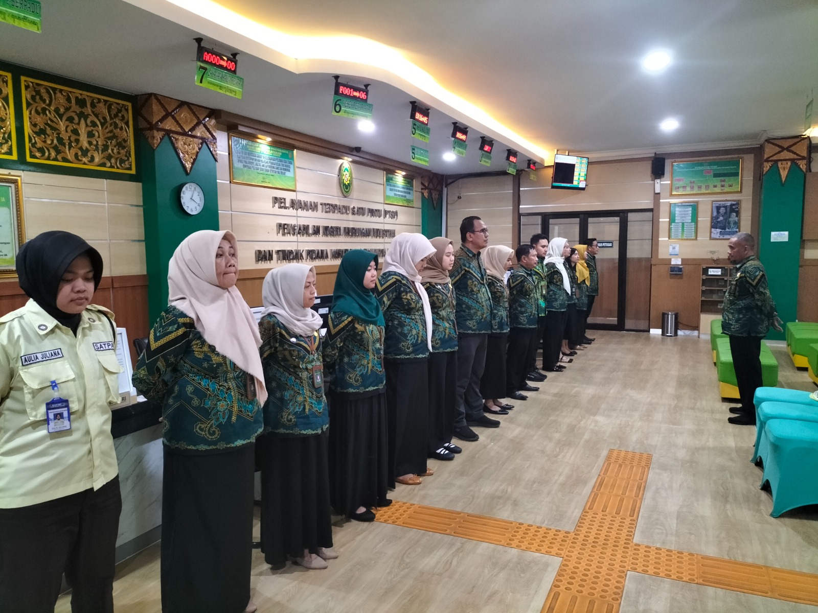 Apel Sore Rutin Petugas PTSP 16 Juli 2026