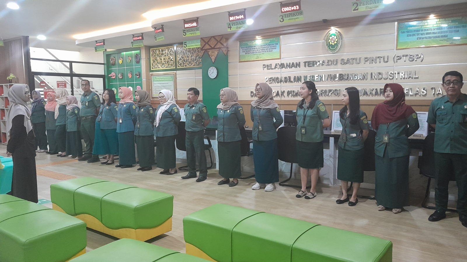 Apel Pagi Rutin Petugas PTSP 22 Juli 2026