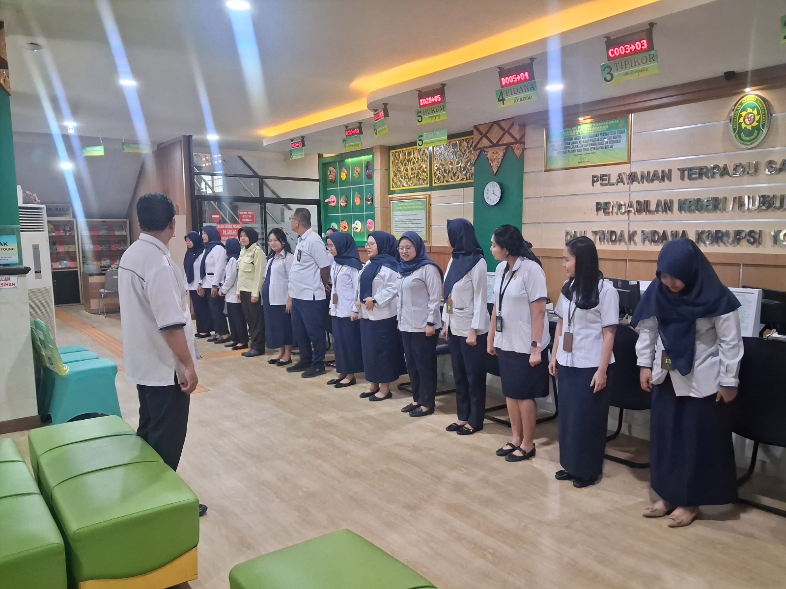 Apel Sore Rutin Petugas PTSP 27 Juli 2026 Apel Sore Rutin Petugas PTSP 27 Juli 2026