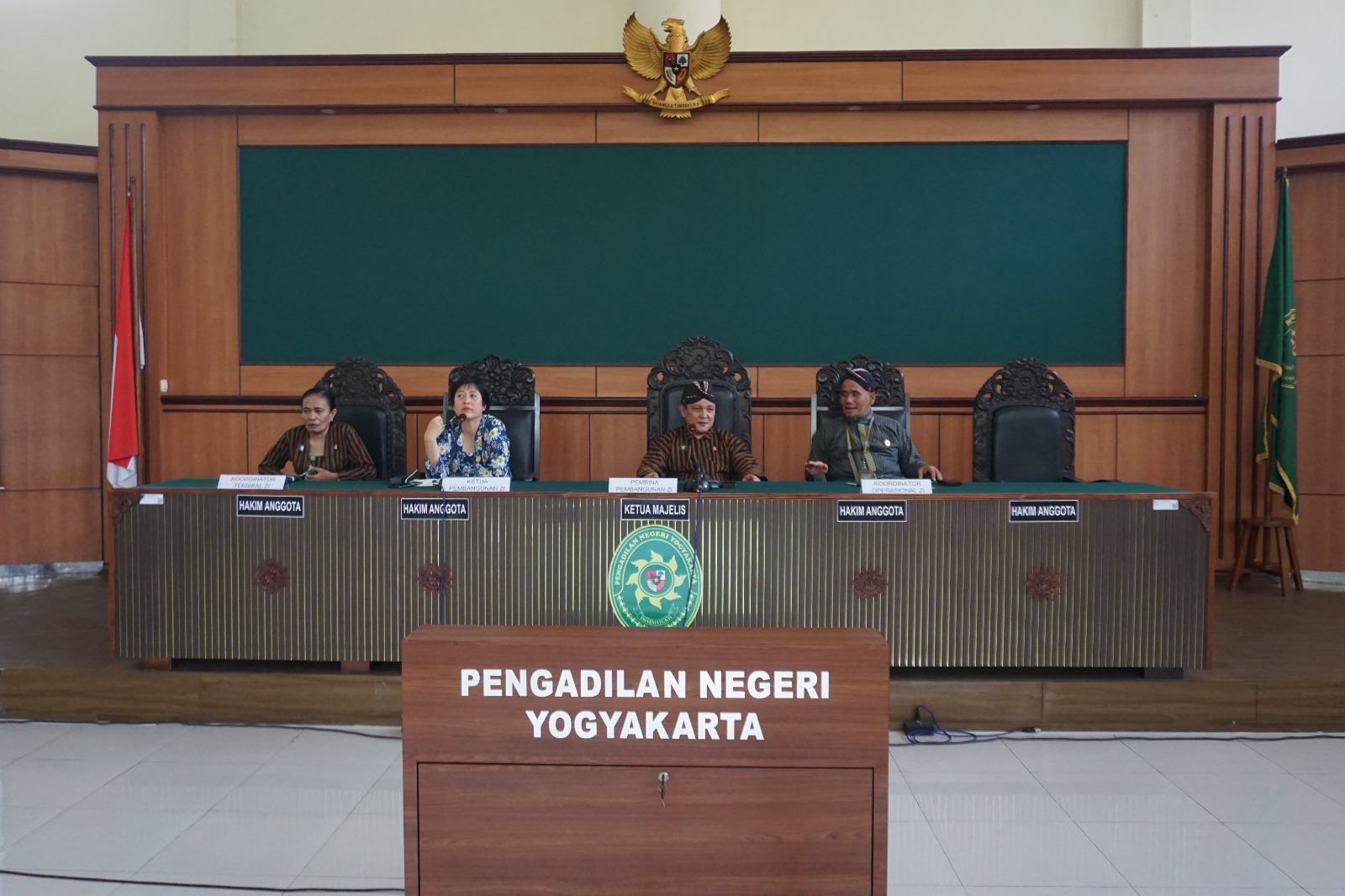 Rapat Monev Pembangunan Zona Integritas Menuju WBBM Pengadilan Negeri Yogyakarta Bulan Juni 2026