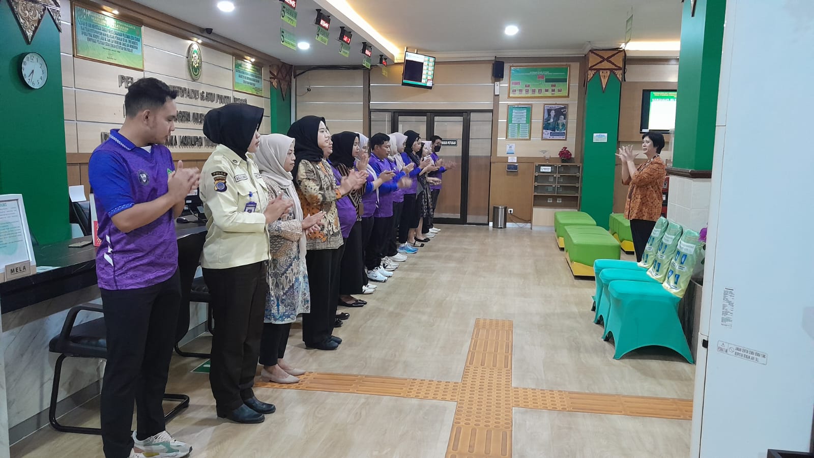 Apel Pagi Rutin Petugas PTSP 31 Juli 2026