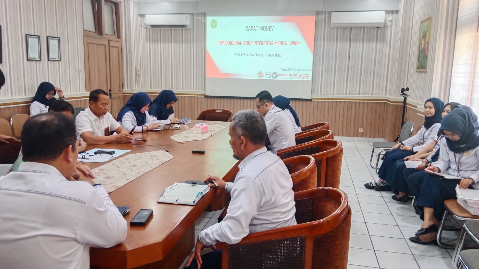 Rapat Monev Pembangunan Zona Integritas Menuju WBBM Juli 2026