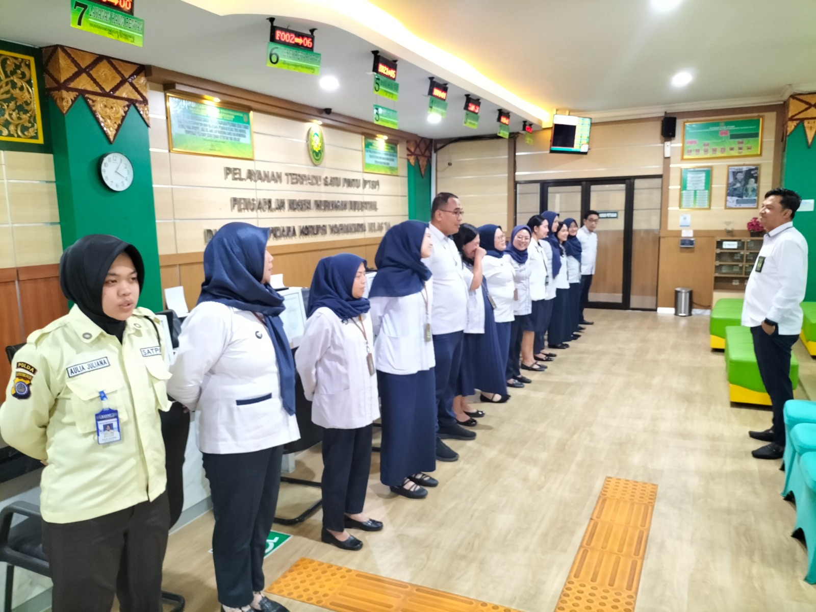 Apel Sore Rutin Petugas PTSP 3 Agustus 2026