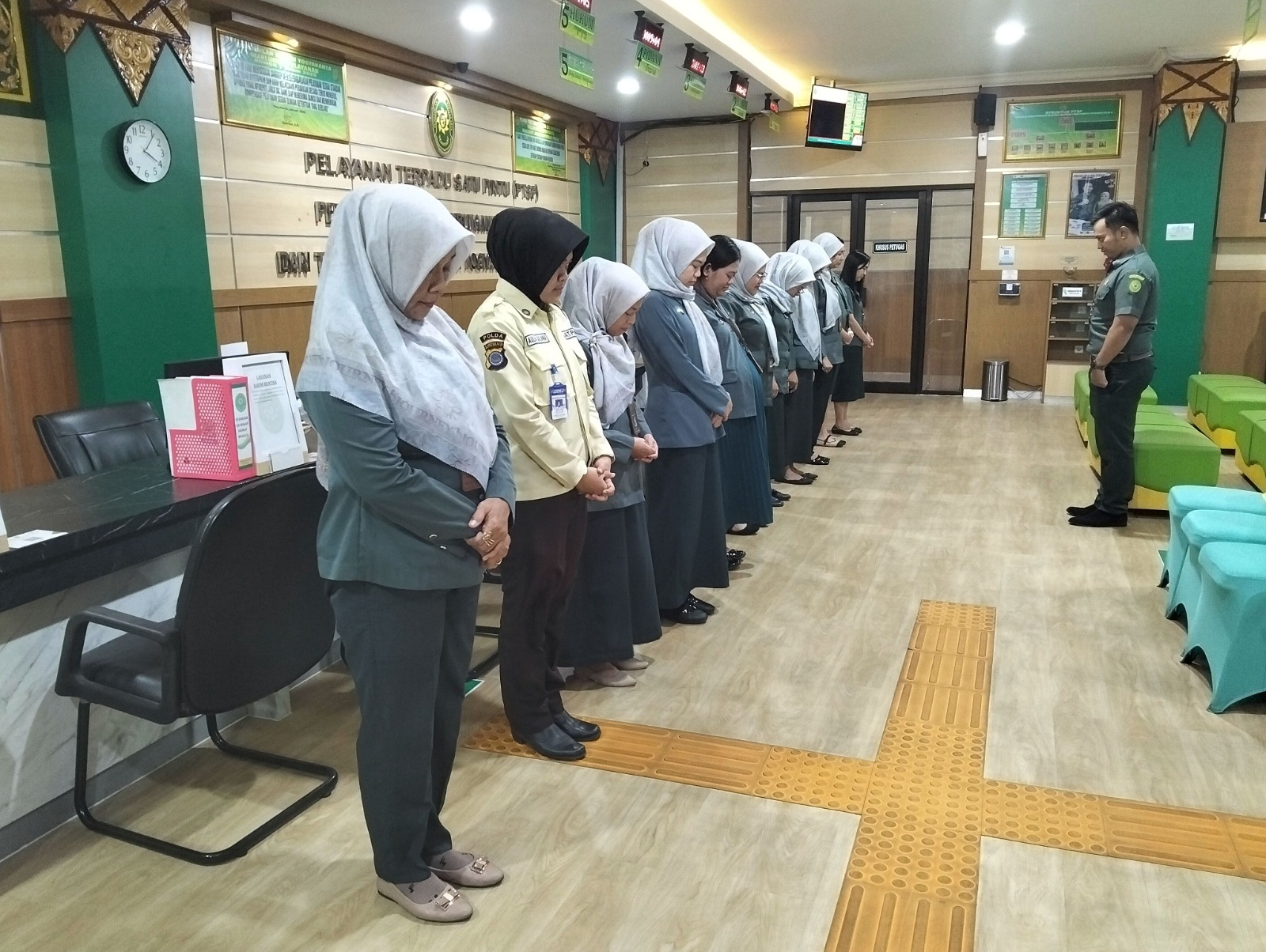 Apel Sore Rutin Petugas PTSP 5 Agustus 2019