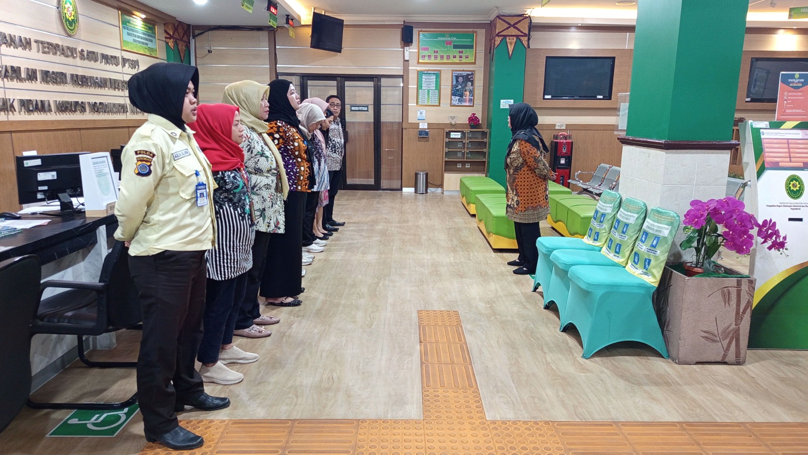 Apel Sore Rutin Petugas PTSP 14 Agustus 2026
