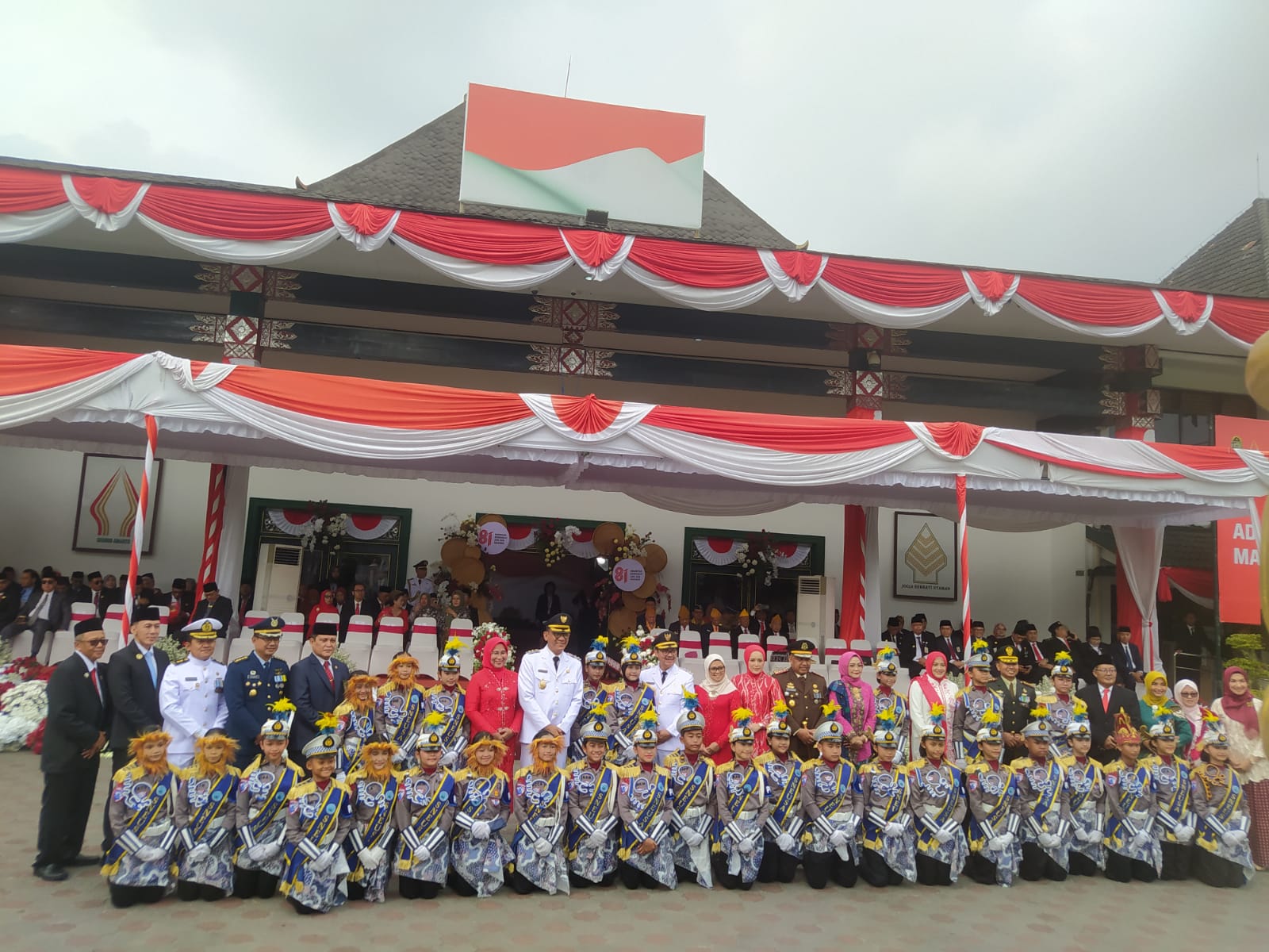 Ketua Pengadilan Negeri Yogyakarta Mengikuti Upacara Bendera Peringatan HUT Kemerdekaan RI ke-81 Tahun 2026 di Balaikota Yogyakarta