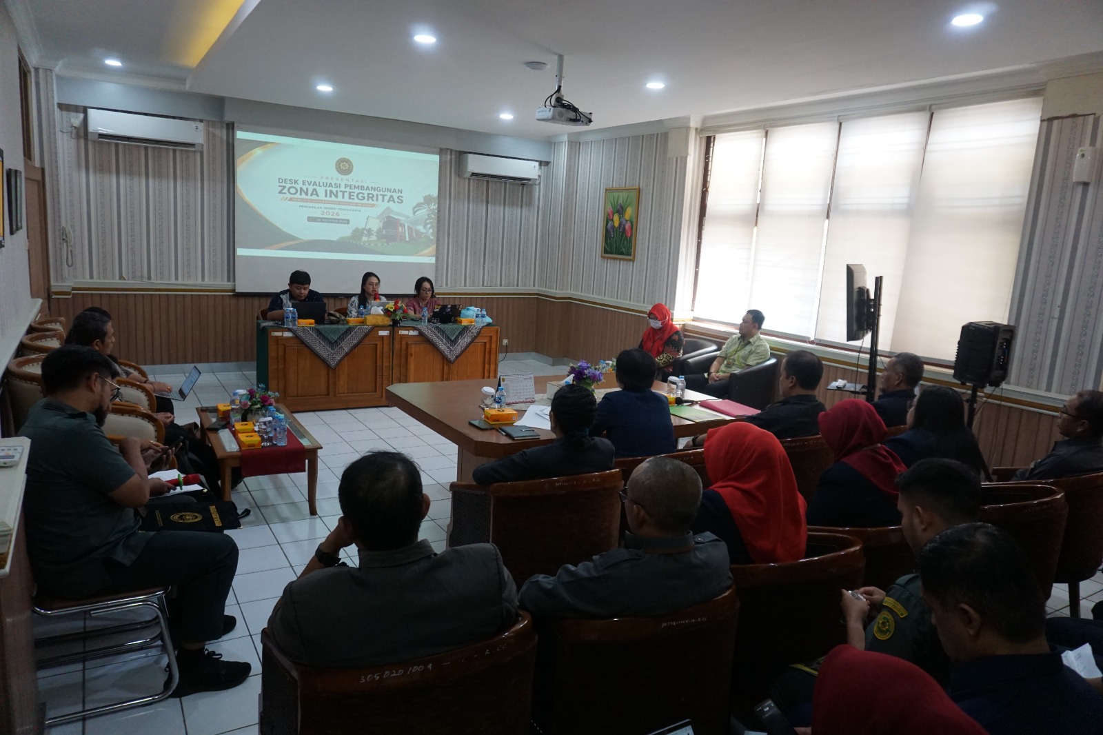 Desk Evaluasi Pembangunan Zona Integritas menuju WBBM di Pengadilan Negeri Yogyakarta