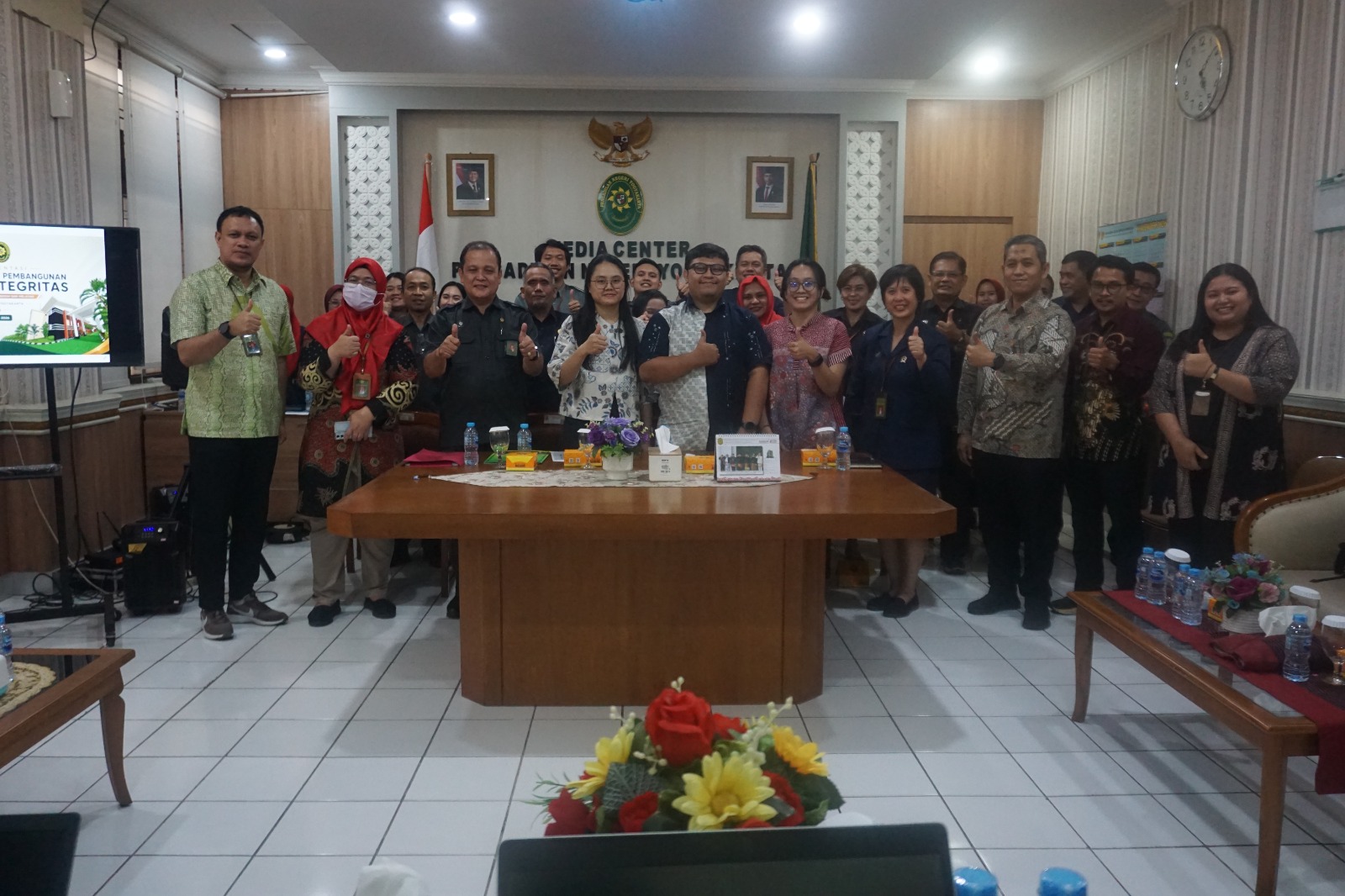 Desk Evaluasi Pembangunan Zona Integritas menuju WBBM di Pengadilan Negeri Yogyakarta