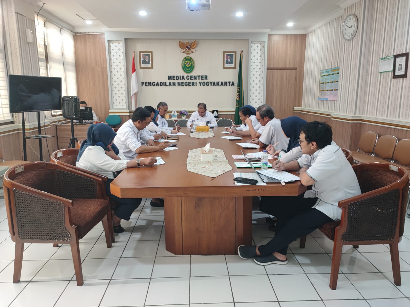 Pengadilan Negeri Yogyakarta Melaksanakan Rapat Penyusunan Kalender Kerja September 2026