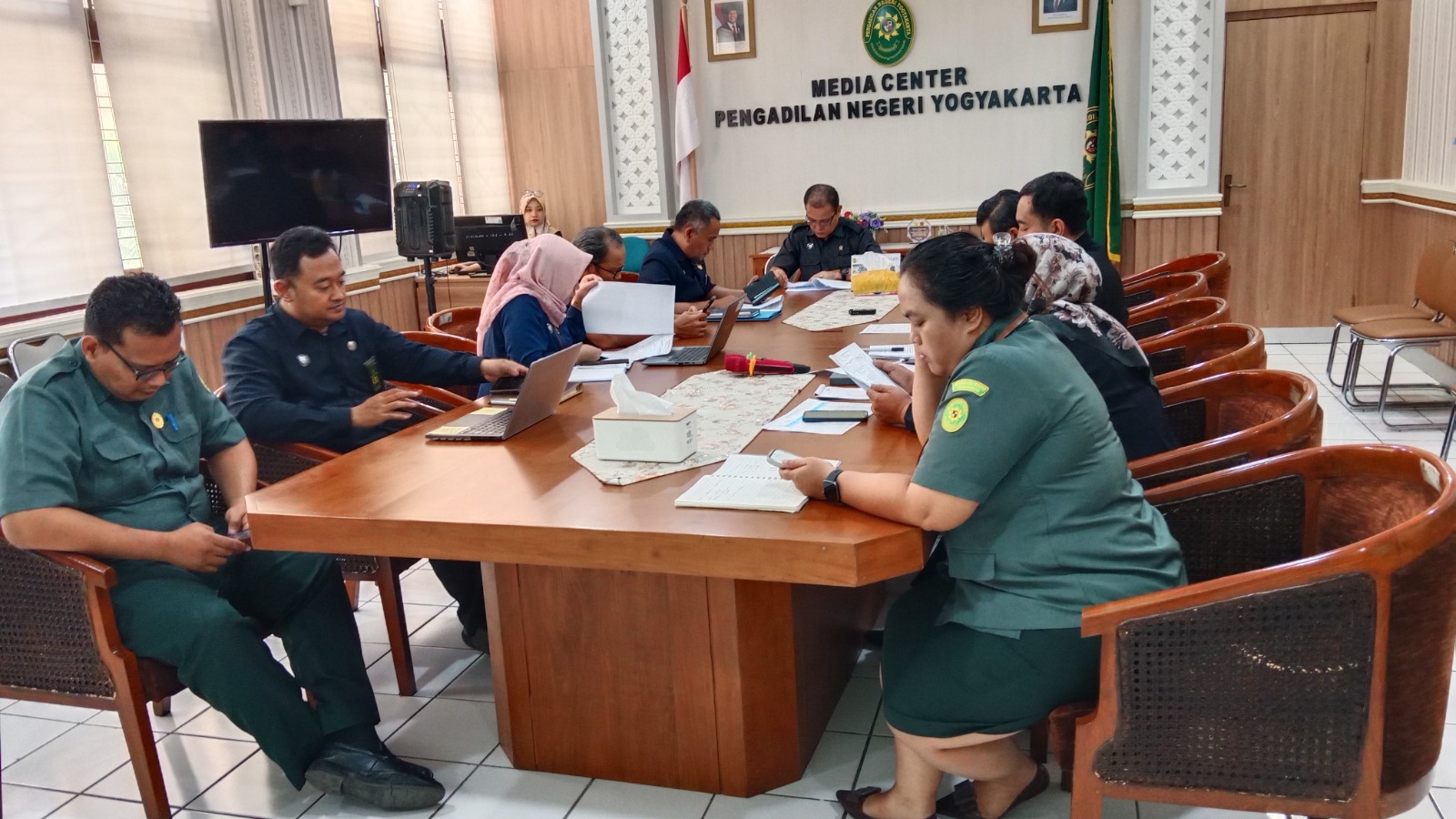 Rakor Revisi Anggaran dan Target Dipa 03 Pengadilan Negeri Yogyakarta