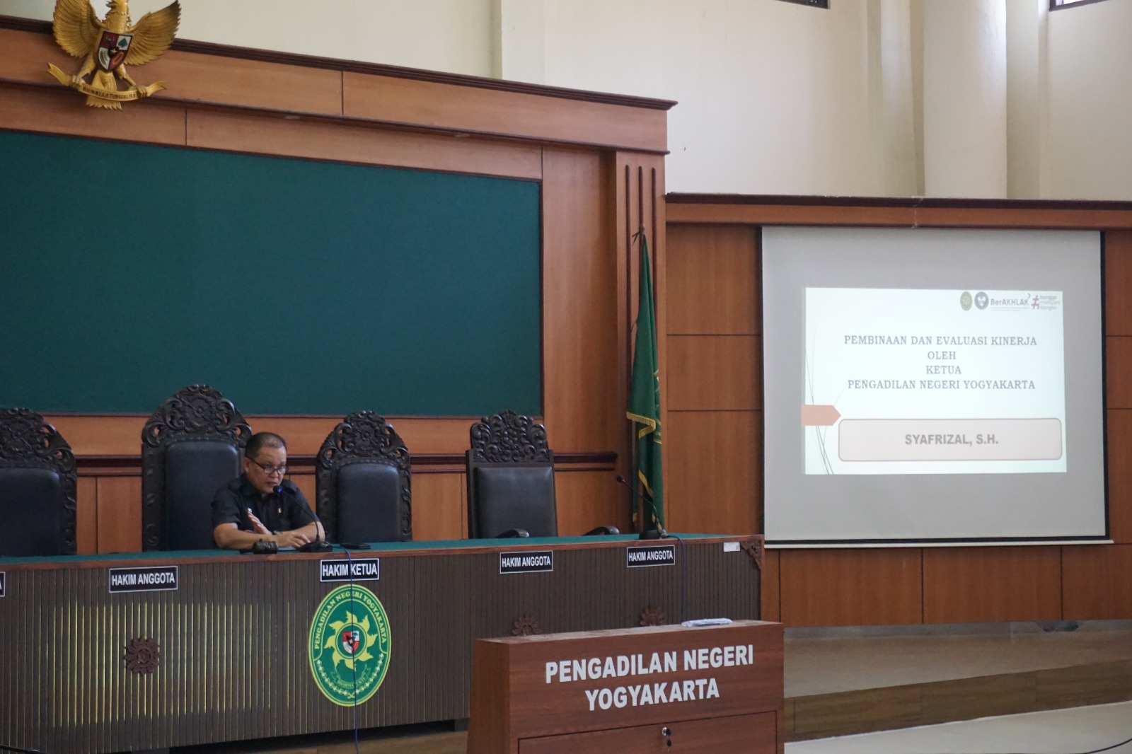 Rapat Bulanan / Monev Kinerja Pengadilan Negeri Yogyakarta Agustus 2026
