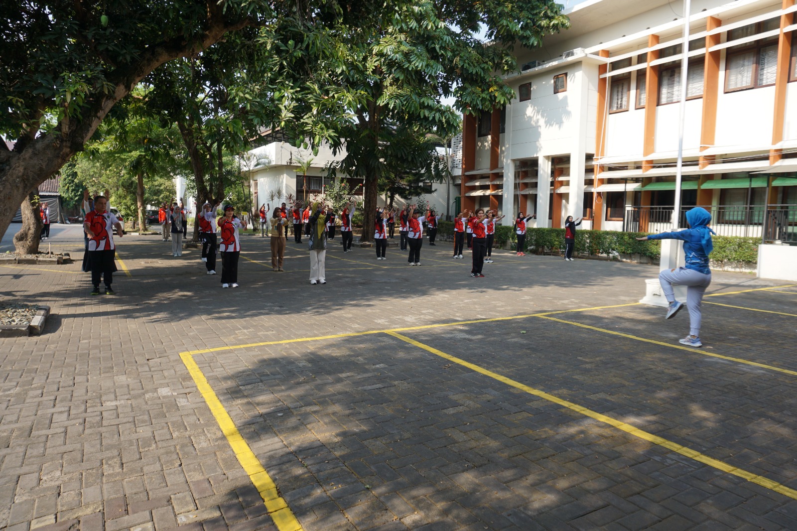Senam Pagi dan Sarapan Bersama PN Yogyakarta