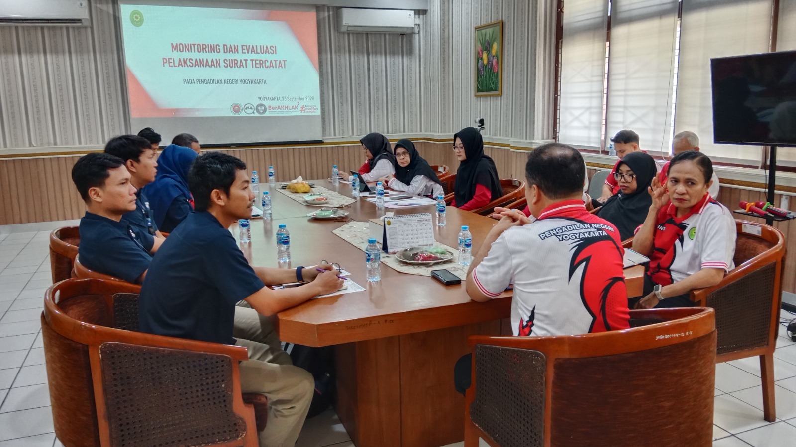 Monev Surat Tercatat Pengadilan Negeri Yogyakarta