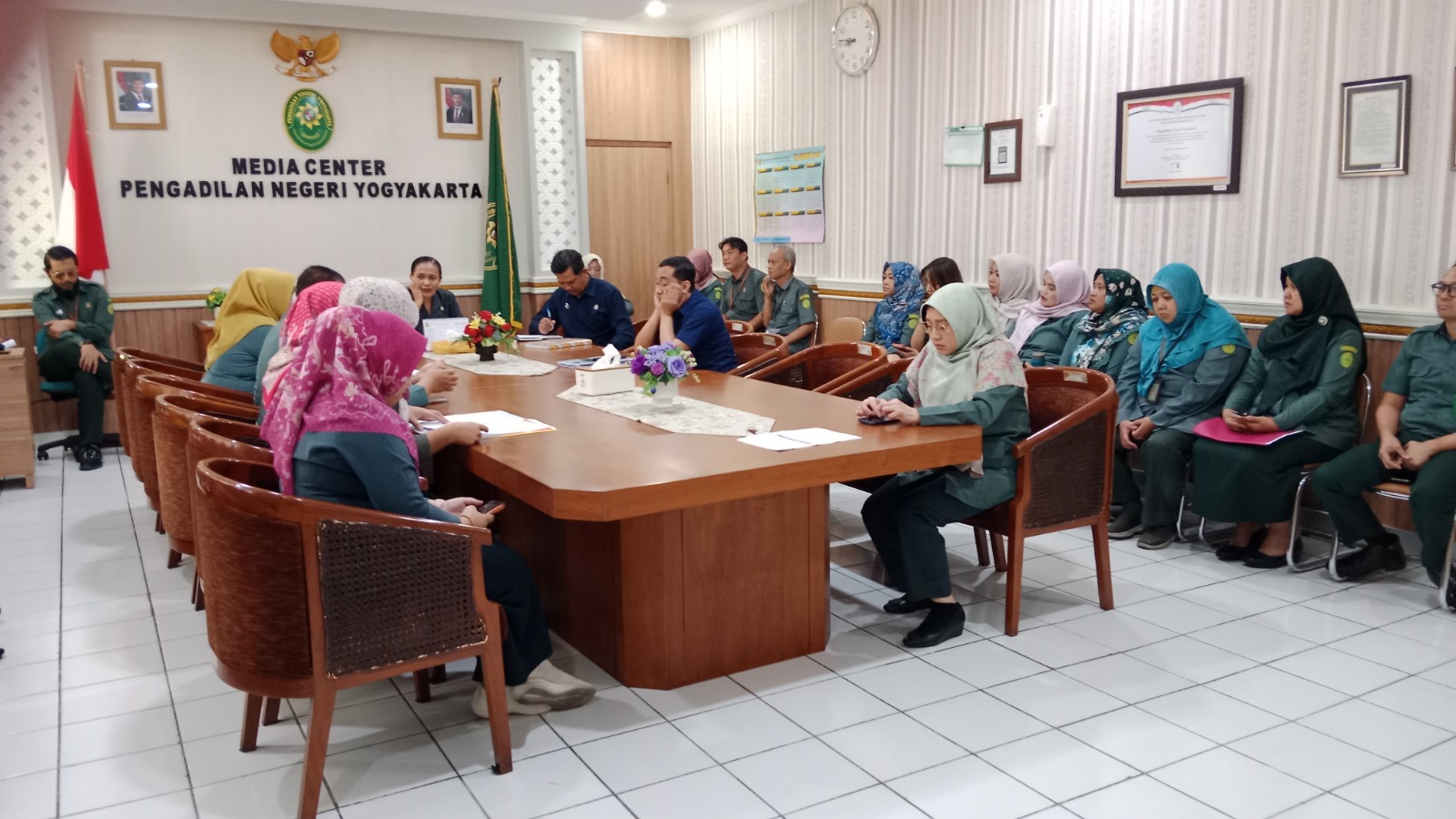 Rapat Monev Kepaniteraan Pengadilan Negeri Yogyakarta Bulan September 2026