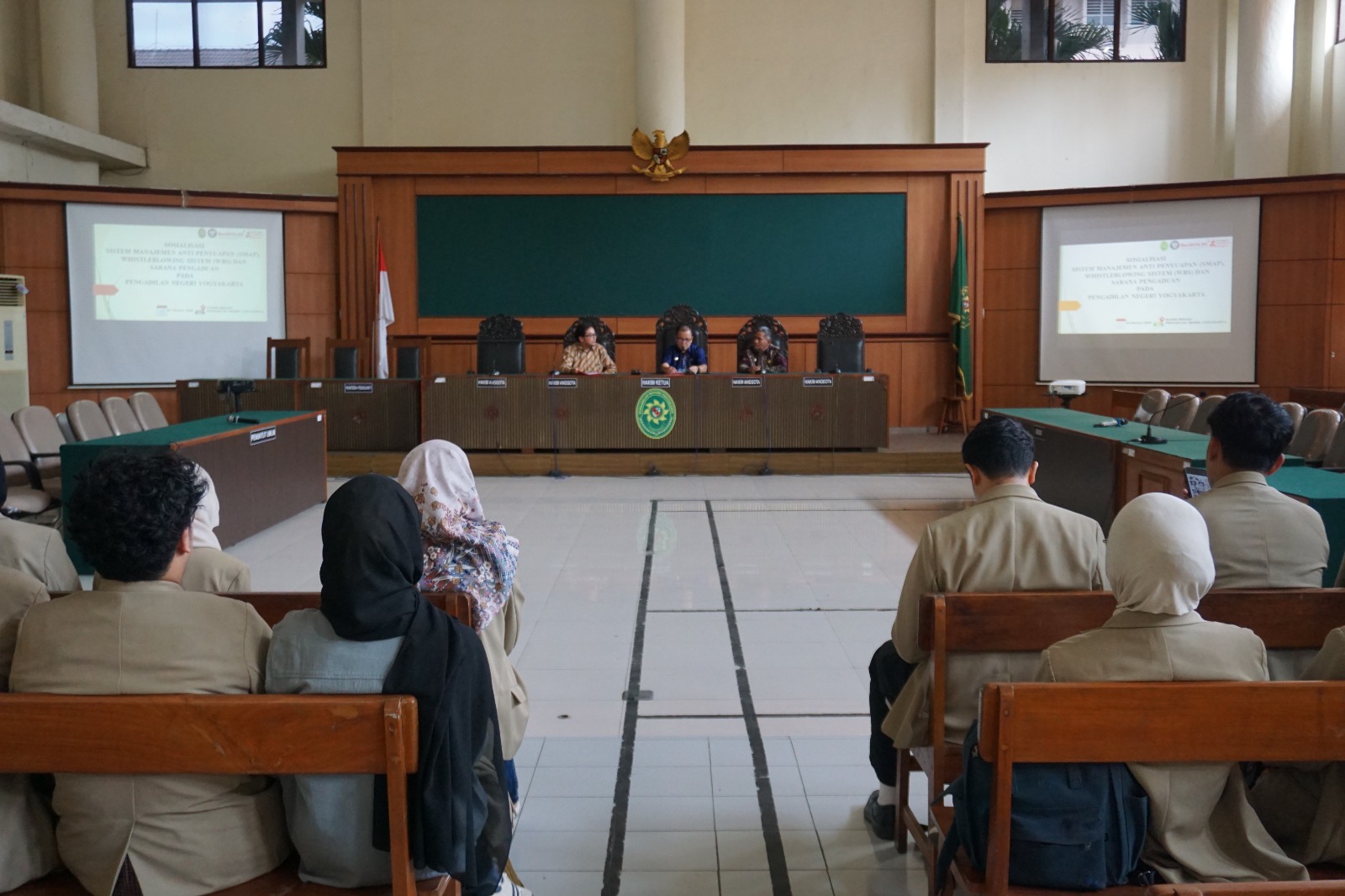 Sosialisasi SMAP, Whistleblowing System, dan Sarana Pengaduan di Pengadilan Negeri Yogyakarta