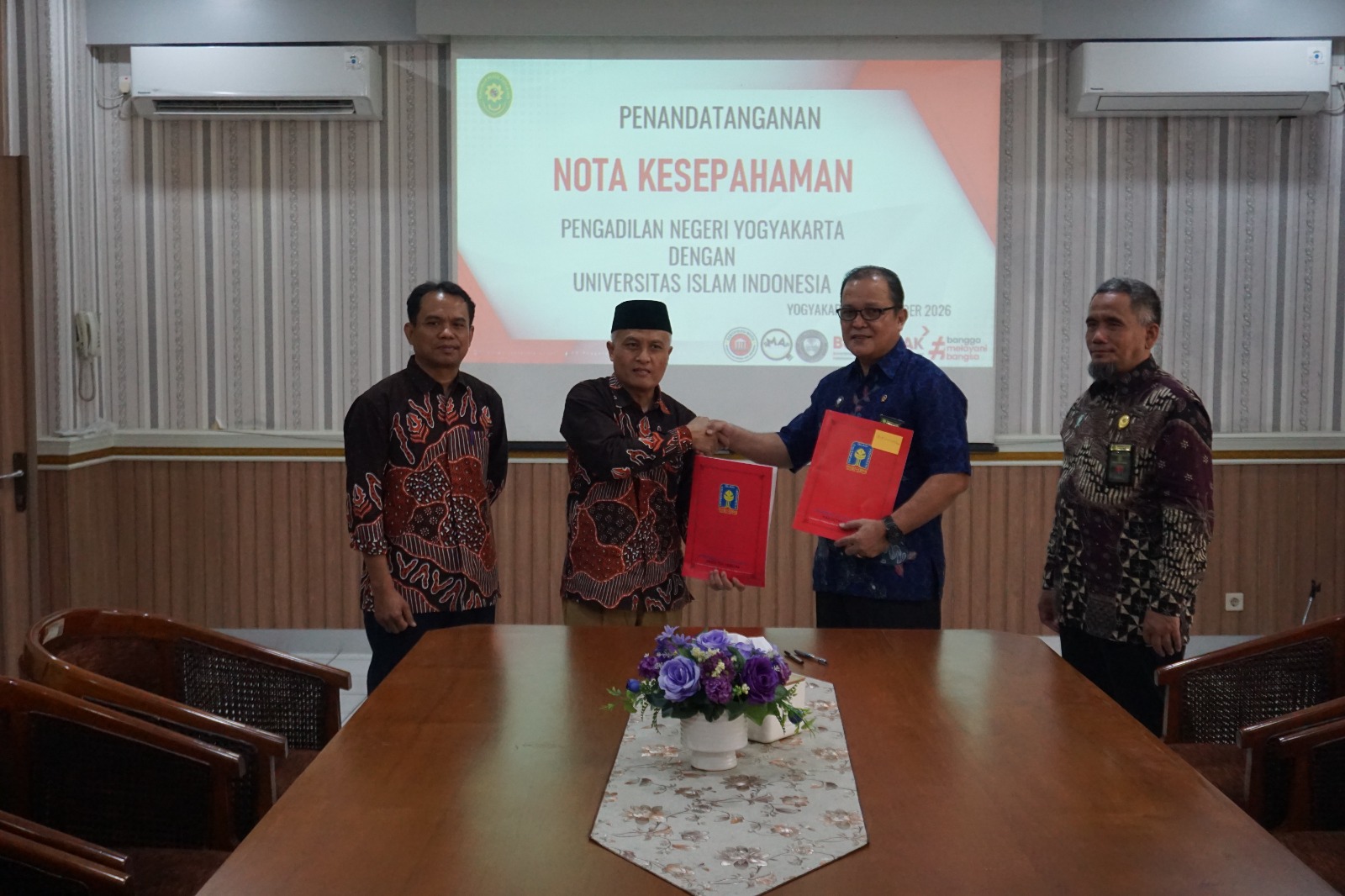 Penandatanganan Nota Kesepahaman antara Pengadilan Negeri Yogyakarta denga Universitas Islam Indonesia