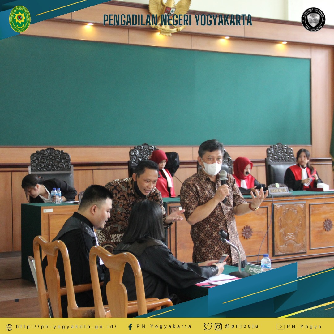 Proses Pengambilan Video Mootcourt Kolaborasi SAPDA dengan Pengadilan Negeri Yogyakarta