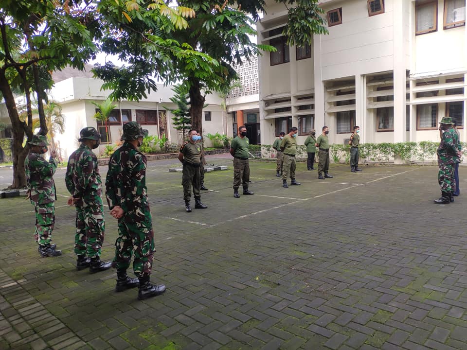 Pelatihan Satuan Pengamanan Pengadilan Negeri Yogyakarta Hari Pertama