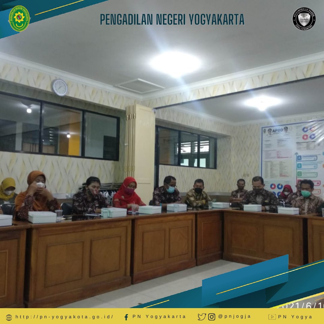 Kegiatan Rapat Koordinasi Tim Penilai Kelurahan Sadar Hukum Kota Yogyakarta