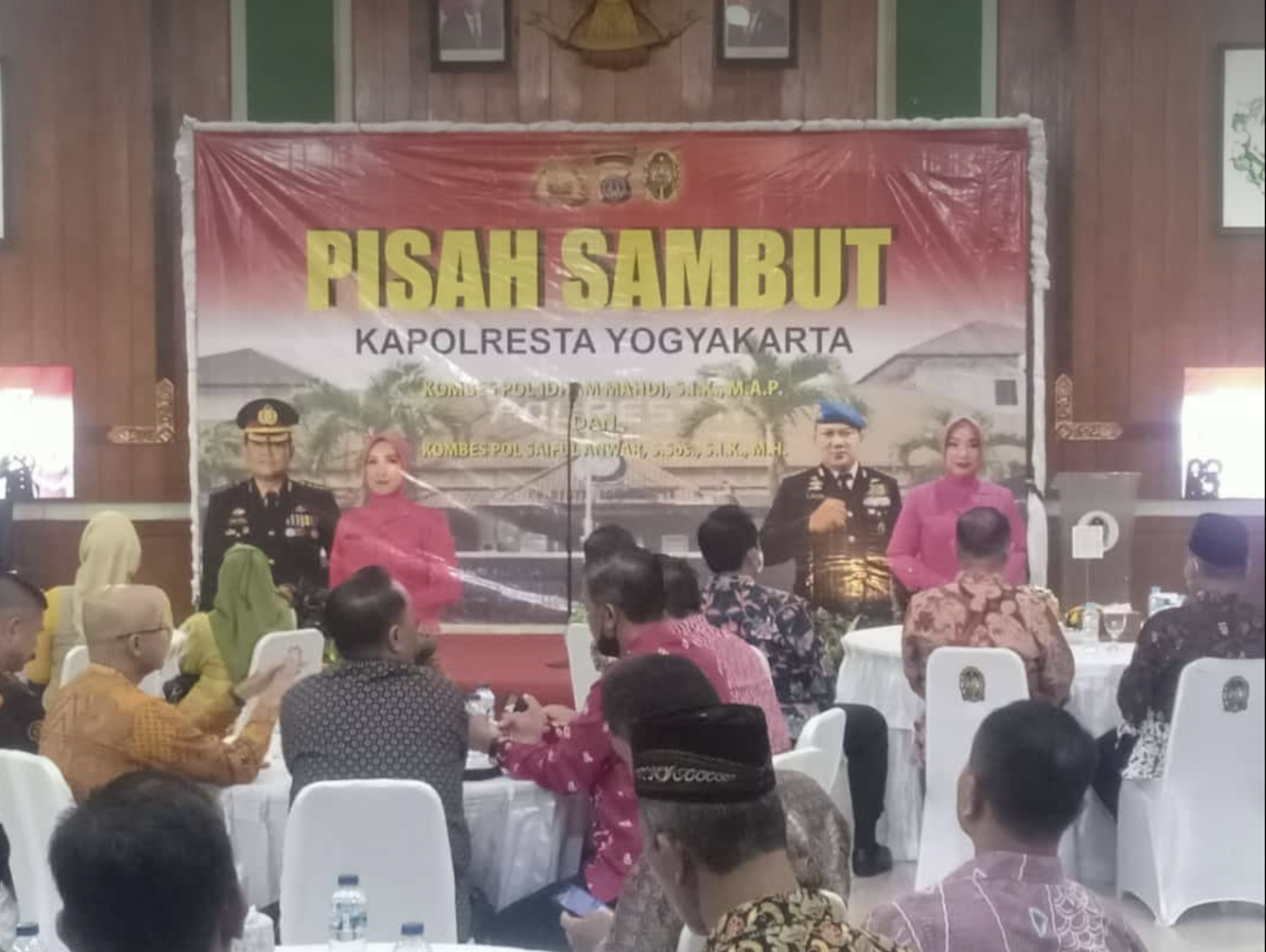 Ketua Pengadilan Negeri Yogyakarta Menghadiri Pisah Sambut Kapolresta Yogyakarta 