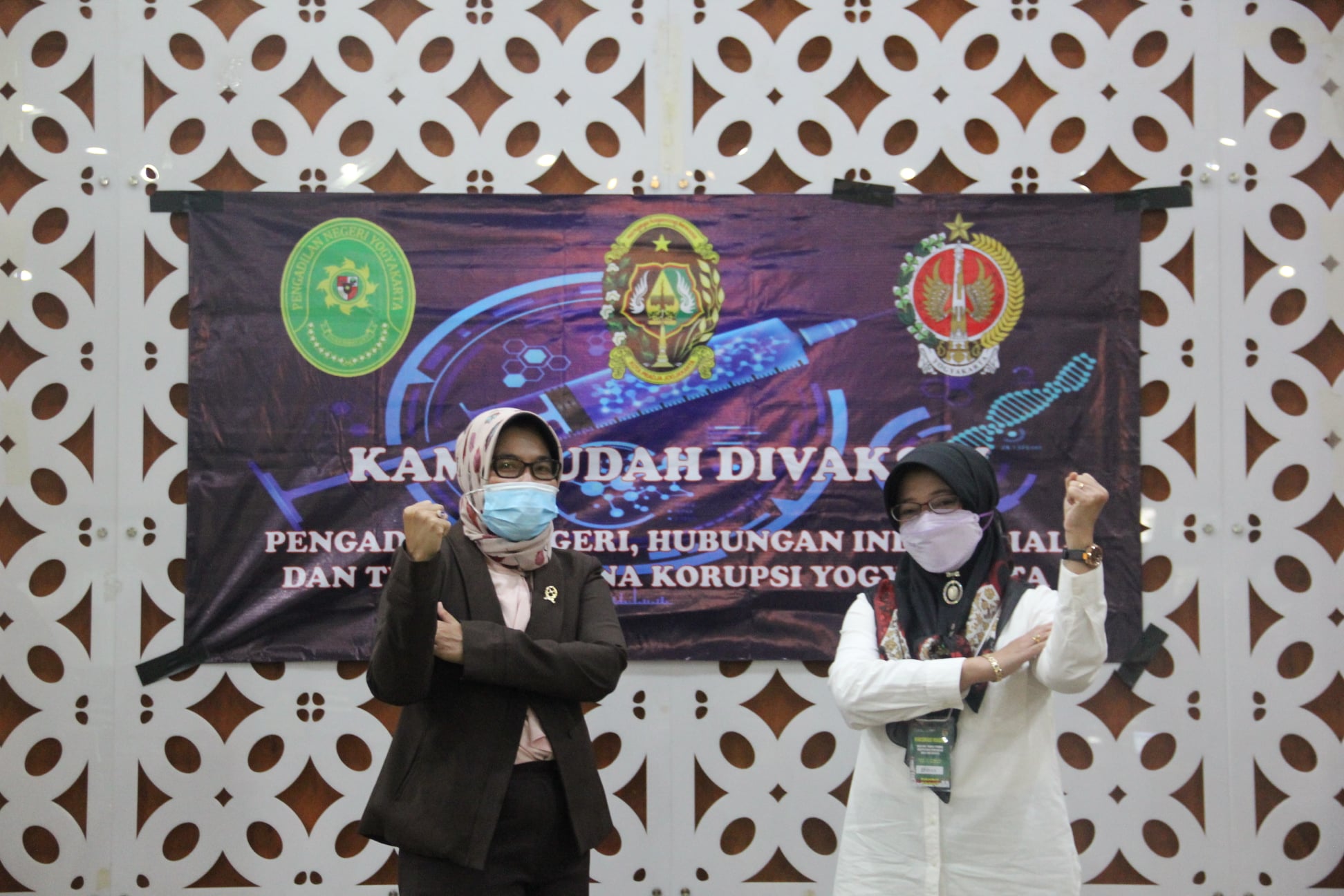 Pengadilan Negeri Yogyakarta Melakukan Vaksinasi Covid-19 Dosis Kedua