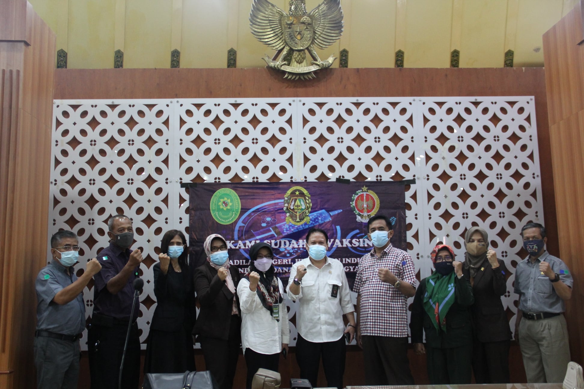 Pengadilan Negeri Yogyakarta Melakukan Vaksinasi Covid-19 Dosis Kedua